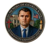 Charlie Kirk 1993-2025 Memorial Coins, ruth & Freedom Tribute for Fans, A Memory of Charlie Kirk, Young Hero Charlie Kirk 1993-2025(3)