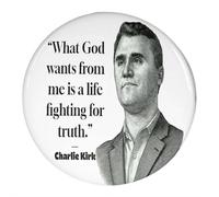 Charlie Kirk A True Patriot Pin Button Pray Justice Assassination Shooting Hero We Are Charlie Kirk Badges Freedom Merc-h Pin And Button Circle Badges Round Chest Pins Brooch Decor
