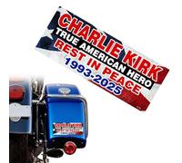 Charlie Kirk American Hero Stickers - Memory Memorial 2025 Car Truck Window Vinyl Decal Laptop Rest in Peace