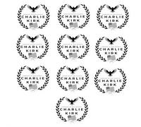 Charlie Kirk Forever in Our Hearts True American Hero Car Bumper Stickers Decals, I Am We are Charlie Kirk, RIP Charlie Kirk Silenced But Not Forgotten Freedom Worth Fighting Fly High in Loving