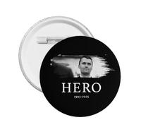 Charlie Kirk Is A Hero Badge Pin Button Metal Circle Badges Round Chest Pins Hat Brooch Decor