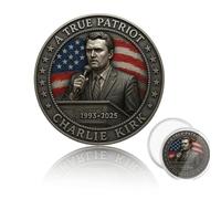 Charlie Kirk Memorial Coin, Young Hero 1993-2025 Memorial Coin for Charlie's Fans, A Memory of Charlie Kirk, Tribute to Young Hero and Conservative Leader(Style e)