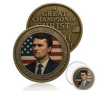 Charlie Kirk Memorial Coin, Young Hero 1993-2025 Memorial Coin for Charlie's Fans, A Memory of Charlie Kirk, Tribute to Young Hero and Conservative Leader(Style f)