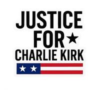Charlie Kirk Sticker, American Patriotic Memorial Eagle Flag Sticker for Charlie Kirk, Charlie Kirk Freedom Decal (B)