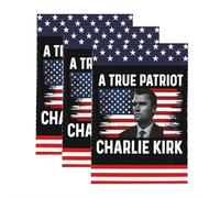 Charlie Kirk Tribute Sticker, Inspirational Charlie Kirk Quote Bumper Sticker, RIP A Justice Pray True Decals, Vinyl Patriot