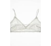 Charlie Lace Microfiber V-Neck Bralette by Intimately at Free People in Clean Ivory, Size: XL - female