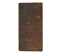 CHARLIE LONDON Leather Desk MAT-Waterproof Laptop MAT for Desk-1.1-1.8MM THICK-80X40 CM Topper-Travel Friendly Keyboard MATS for Desk in 4 Elegant Color (Brown)