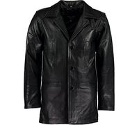 Charlie LONDON Men's Max Payne Real Black Leather Jacket Coat - Distinctive Style with Men's Leather Jackets