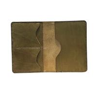 Charlie LONDON Passport Holder Leather Travel Wallet - Full Grain RFID Passport Wallet & Document Holder-Minimalist Passport Cover UK for Men & Women (Green)