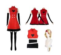 Charlie Morningstar Ghost Hotel Cosplay With Wig, Female Costume Character, Adult Dress, Full Outfit Set, Carnival Costume Party