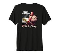 Charlie Parker_002_Back Printed Premium T-Shirt