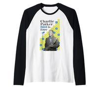 Charlie Parker Bird is Free Raglan Baseball Tee