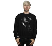 Charlie Parker Men's Playing Saxophone Sweatshirt in Black | Size: Large Charlie Parker Black L