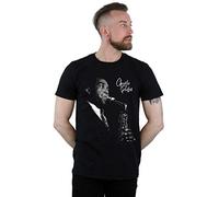 Charlie Parker Men's Playing Saxophone T-Shirt Black XXXX-Large