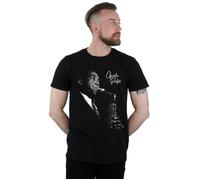 Charlie Parker Men's Playing Saxophone T-Shirt in Black | Size: XL Charlie Parker Black XL