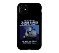 Charlie Parker Reynolds Hall Philadelphia 1951 Blue Photo Case for iPhone 11