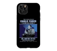 Charlie Parker Reynolds Hall Philadelphia 1951 Blue Photo Case for iPhone 11 Pro
