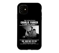 Charlie Parker Reynolds Hall Philadelphia 1951 Greyscale Case for iPhone 11