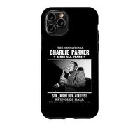 Charlie Parker Reynolds Hall Philadelphia 1951 Greyscale Case for iPhone 11 Pro