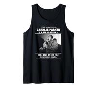 Charlie Parker Reynolds Hall Philadelphia 1951 Greyscale Tank Top