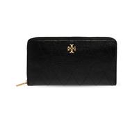 Charlie Quilt Zip Continental Wallet - female - Tory Burch - Wallets & Cardholders - Black - ONE SIZE - Accessories ONE SIZE