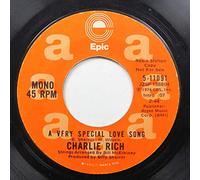 CHARLIE RICH - Charlie Rich A Very Special Love Song / I Can't Even Drink It Away Original 45 rpm 7 inch Vinyl Record