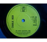 Charlie Rich - MOST BEAUTIFUL GIRL 7 INCH (7" VINYL 45) UK EPIC 1973