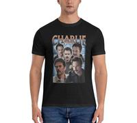 Chárlíe Swán Twílíght, Team Chárlie TW?Líght Mens T-Shirt Oversized t Shirt Funny t Shirts Mens T-Shirts Man Size Medium Black