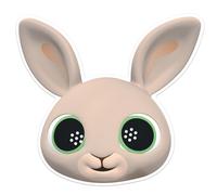 Charlie the Bunny from Bing Official 2D Card Party Mask