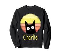 Charlie the cat for kitten owner with the name Charlie Sweatshirt