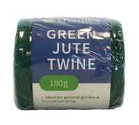 Charlies 100g Natural Green Biodegradable Jute Twine String, 3 Ply for Gift Wrapping, DIY Crafts, Gardening, Crafting, Christmas Decoration and Floristry