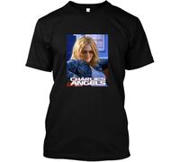 Charlie's Angels Drew Barrymore Classic T-Shirt Black and White and Other(X-Large)