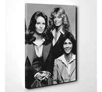 Charlies Angels Original Cast Canvas Print | Gallery Wrapped 30mm Frame Wall Art | 30x20 inches | Ready to Hang | Modern Picture | Living Room Bedroom Lounge Office