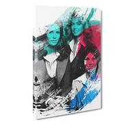 Charlies Angels Original Cast V2 Canvas Print | Gallery Wrapped 30mm Frame Wall Art | 30x20 inches | Ready to Hang | Modern Picture | Living Room Bedroom Lounge Office