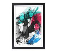 Charlies Angels Original Cast V2 Framed Print | A2 Black Framed Wall Art | Ready to Hang | Modern Nature Picture | Living Room Bedroom Lounge Office