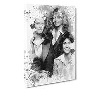 Charlies Angels Original Cast V3 Canvas Print | Gallery Wrapped 30mm Frame Wall Art | 30x20 inches | Ready to Hang | Modern Picture | Living Room Bedroom Lounge Office