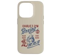 Charlie's Gym Boxing MMA Retro Design for the Name Charlie Case for iPhone 14 Pro