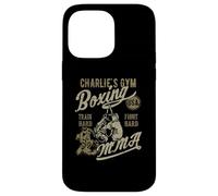 Charlie's Gym Boxing MMA Retro Design for the Name Charlie Case for iPhone 14 Pro Max