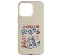 Charlie's Gym Boxing MMA Retro Design for the Name Charlie Case for iPhone 15 Pro Max