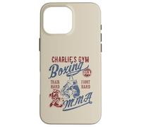 Charlie's Gym Boxing MMA Retro Design for the Name Charlie Case for iPhone 16 Pro Max