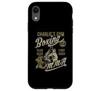Charlie's Gym Boxing MMA Retro Design for the Name Charlie Case for iPhone XR