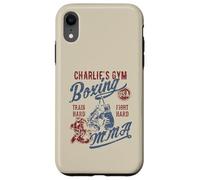 Charlie's Gym Boxing MMA Retro Design for the Name Charlie Case for iPhone XR