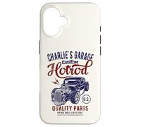 Charlie's Hotrod Garage Classic Car Custom Charlie Design Case for iPhone 16