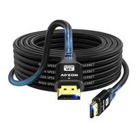 charlore HDMI Cable 12m, 4K@60Hz 18Gbps High Speed HDMI 2.0 Cord, Ultra HD,Video 4K,1080p,3D,Arc, HDR Compatible withBlu-Ray,Roku TV,PS5,HDTV,Laptop ect