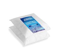 Charlotte Andersen - 2 pack 16x16 Inch Cushion insert pads Square Inners, Anti-Allergy Insert 40cm x 40cm Pure Hollowfibre Filling bounc back - Made In UK