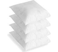 Charlotte Andersen - 4 pack 20x20 Inch Square Cushion insert Inners, Anti-Allergy Insert Pads 50cm x 50cm Pure Hollowfibre Filling- Made In UK (4, 20" x 20" Inches (50cm x 50cm))