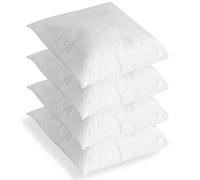 Charlotte Andersen - 4 pack 48cm x 48cm Square Cushion Inners, Anti-Allergy Insert Pads Pure Hollowfibre Filling- Made In UK (4, 19" x 19" Inches (48cm x 48cm))