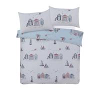 Charlotte Andersen Seaside Nautical Bedding Single Beach Hut Duvet Cover Set (Single)