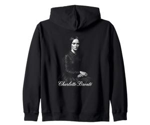 Charlotte Brontë Victorian Author Classic Literature Zip Hoodie