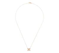 Charlotte Chesnais 18K yellow gold Letter X diamond necklace One Size